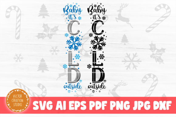 Baby It’s Cold Outside Christmas Porch for Crafts