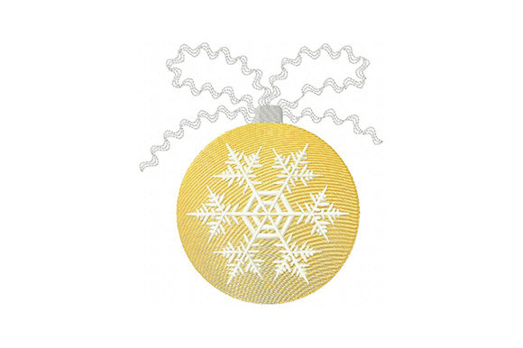 Christmas Ball with Snowflake