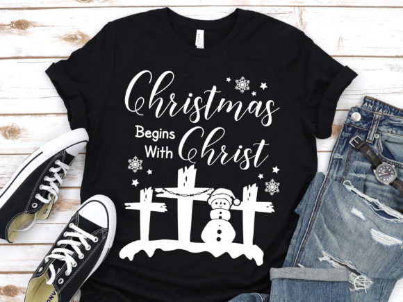 Christmas Begins with Christ Funny Snow Crafts