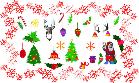 Christmas Border Frame for Graphic Templates