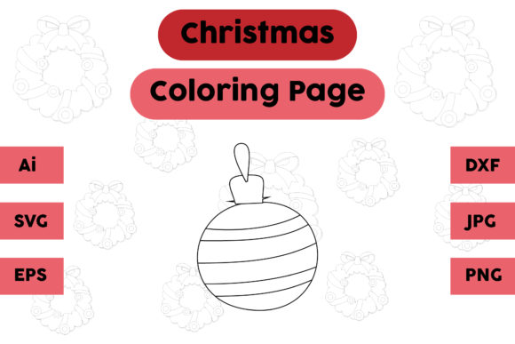 Christmas Coloring Page - Decoration 12
