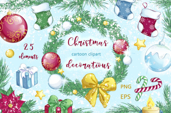Christmas Decorations Stickers for Crafts