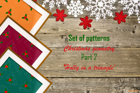 Christmas Geometry Patterns for Modern Branding