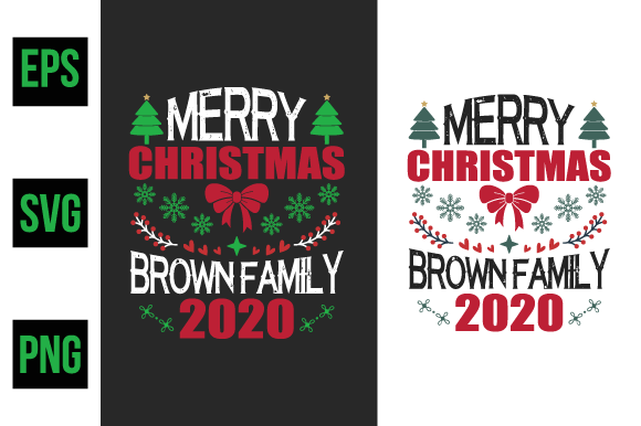 Christmas Typographic Saying Design for Print Templates