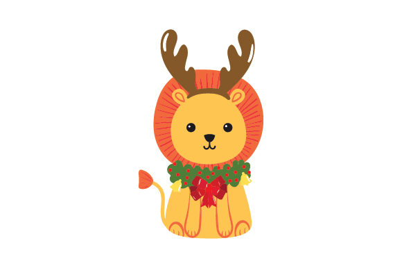 Festive Lion for Christmas Crafting
