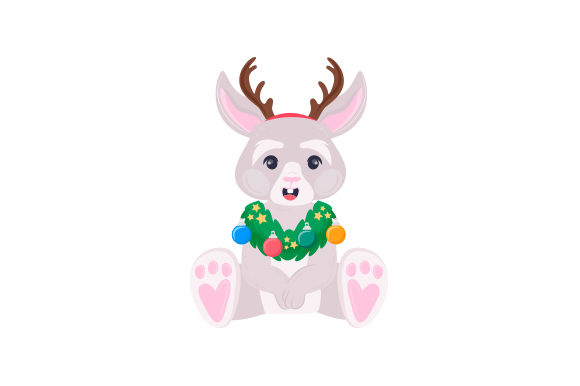 Festive Rabbit for Christmas Creations
