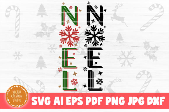 Noel Christmas Porch Sign SVG for Crafts