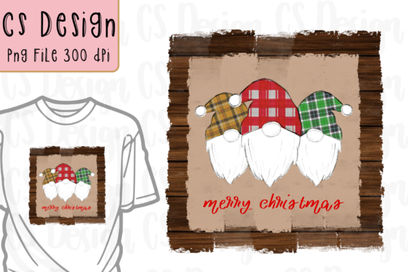 Sublimation Gnomes Family Christmas Crafts