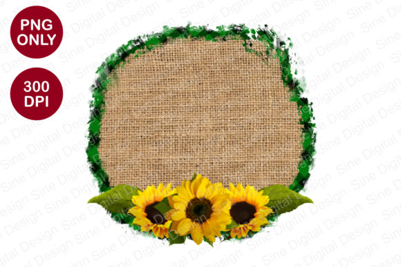 Sunflowers Christmas Background Clipart